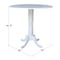 International Concepts Round 42, Round dual drop Leaf Pedestal Table, 41.5  inH, White, 42 W, 42 L, 41.5 in H, Wood, White K08-42DPT-6B-2 - alternate 2
